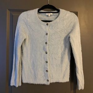NEW Madewell Blue Fuzzy Sweater/ Top (S)